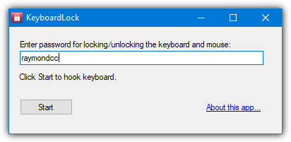 Keyboardlock
