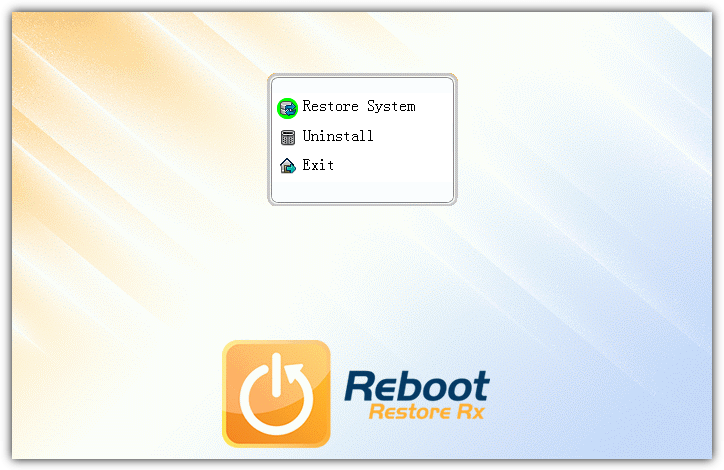 reboot restore rx boot menu