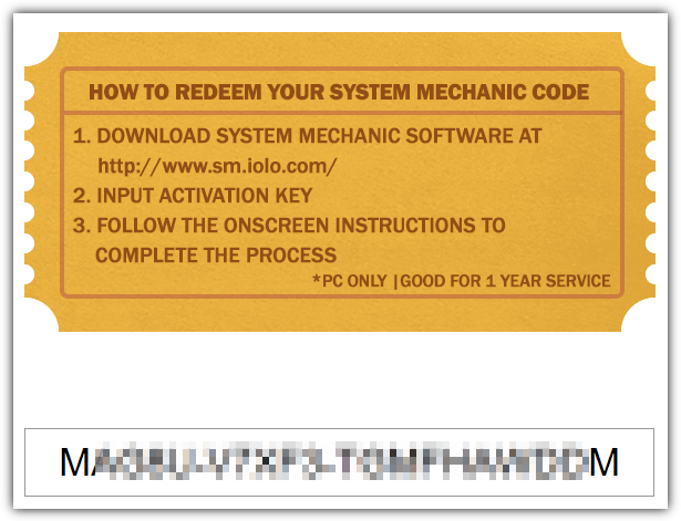 system mechanic license key