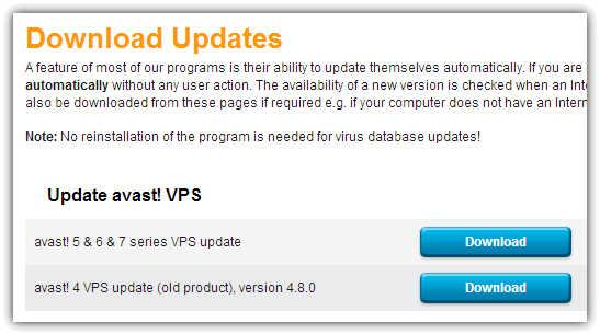Avast VPS Definitions