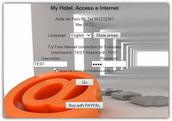 microsolut hotspot login page