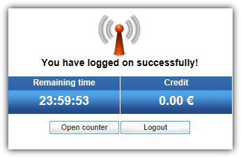 user login success