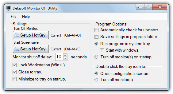 Monitor Off Utility