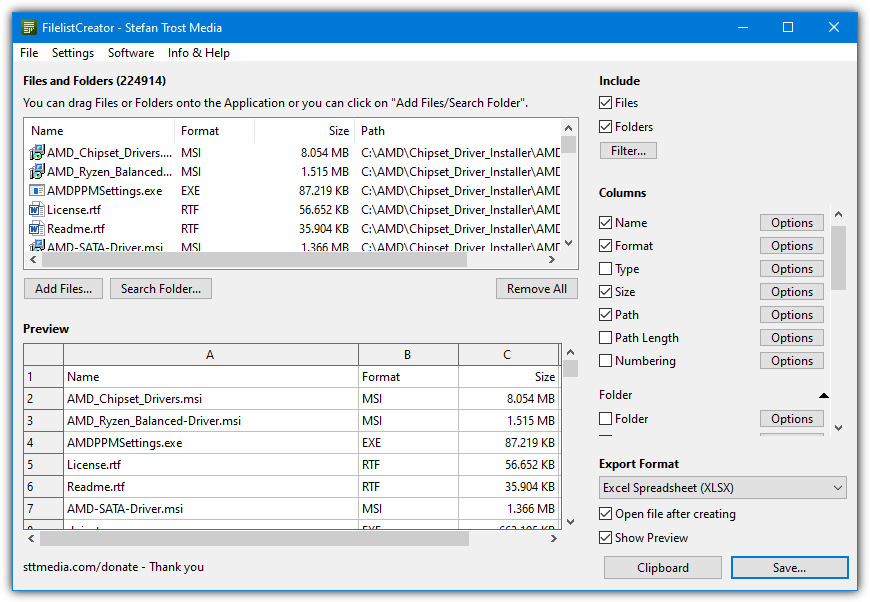 Filelistcreator