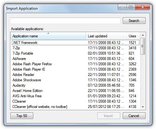 Ketarin Import Application