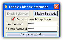Enable Disable SafeMode tool
