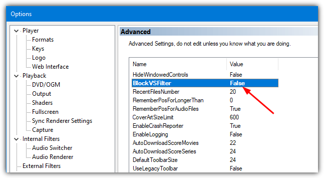 Mpc disable blockvsfilter 1