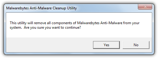 Malwarebytes Anti-Malware Cleanup Utility