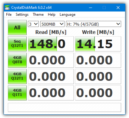 crystaldiskmark usb