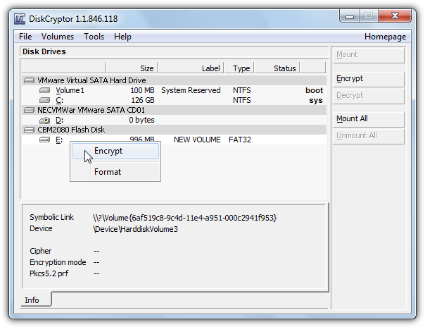 diskcryptor drive encryption