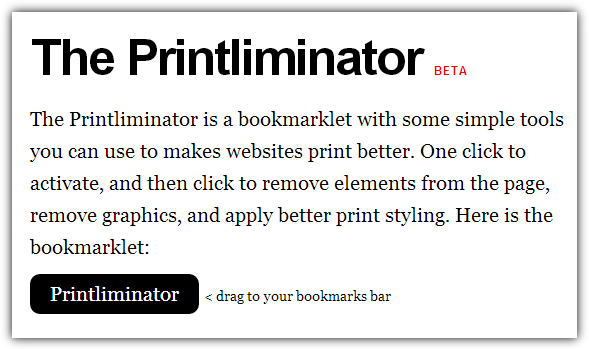 Printliminator bookmarklet