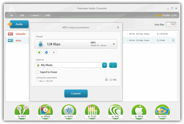 Freemake Audio Converter