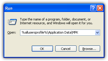 Windows XP All Users Profile Folder