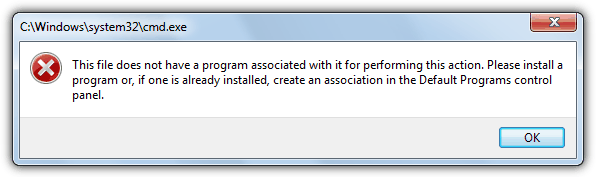 This file does not have a program associated