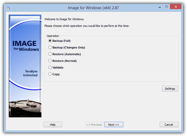 terabyte image for windows