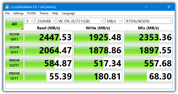 Crystaldiskmark nvme ssd