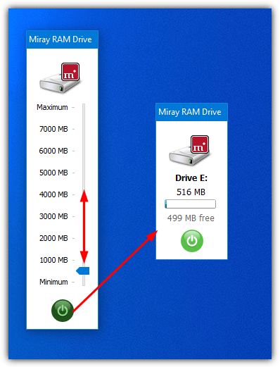 Miray ram drive interface