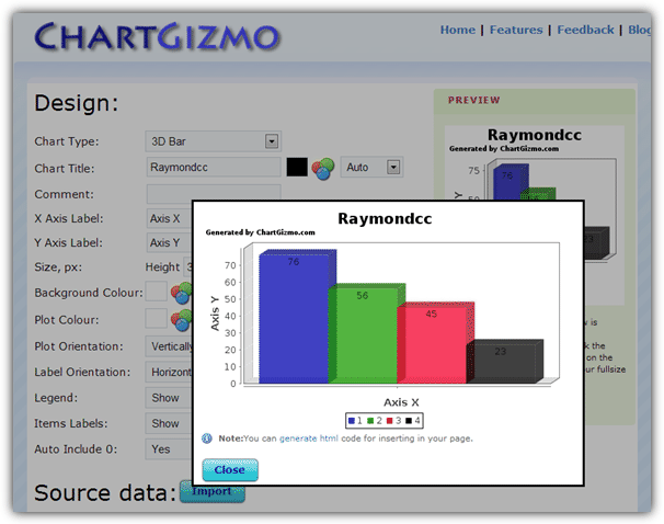 Create charts