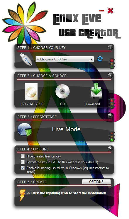 Creator Linux Live USB