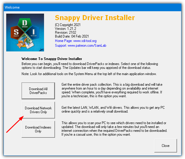 Snappy driver installer download