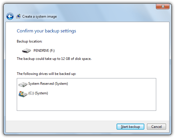Confirm your backup settings