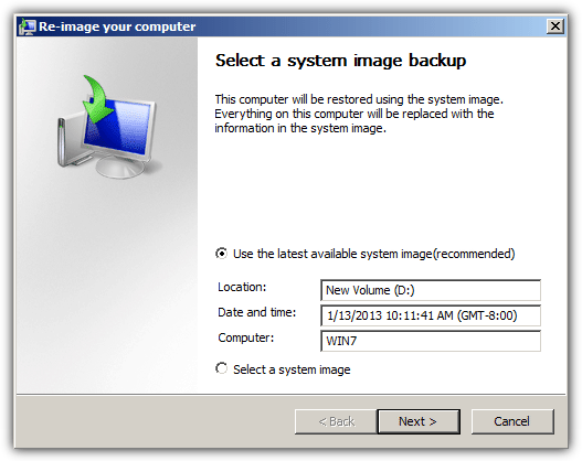 re-image your computer