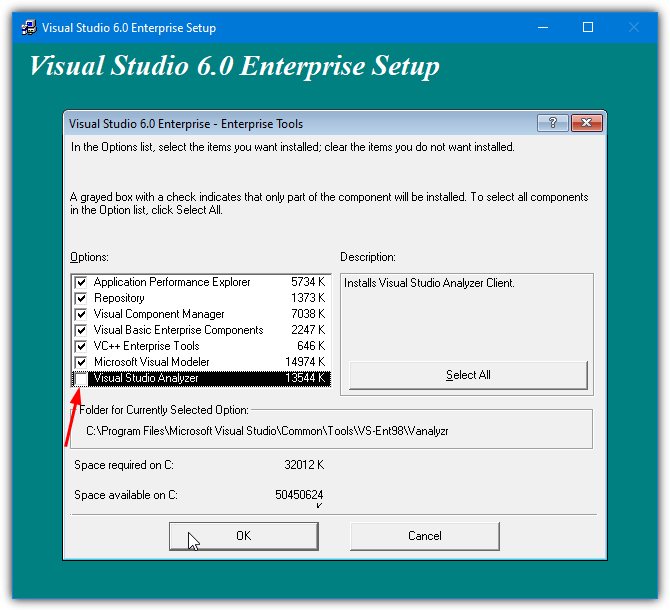 Disable visual studio analyzer