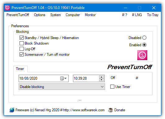 Preventturnoff Prevent your computer from restarting