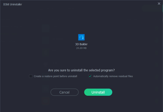 IOrbit Uninstaller diagnosis homepage