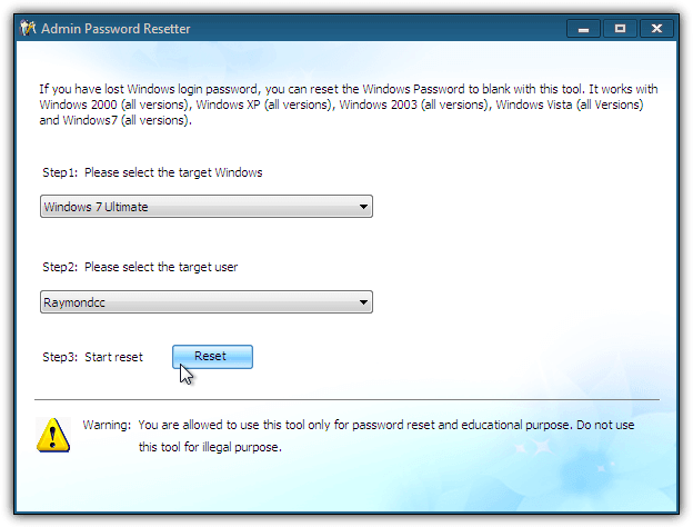 liveboot password resetter