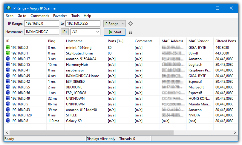 Angry ip scanner