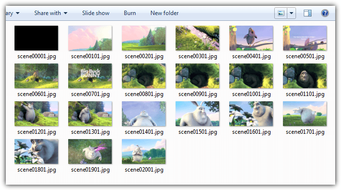 vlc saved frames