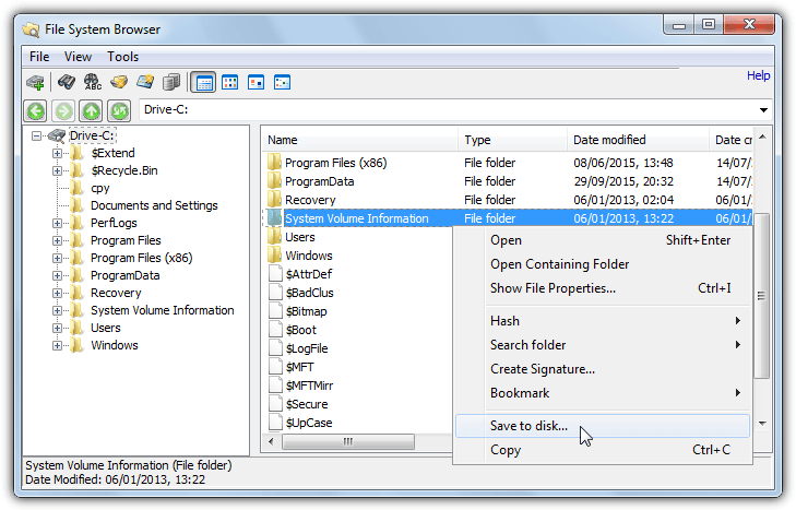 osforensics copy locked files