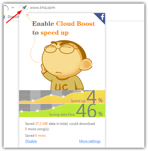 ucbrowser cloud boost