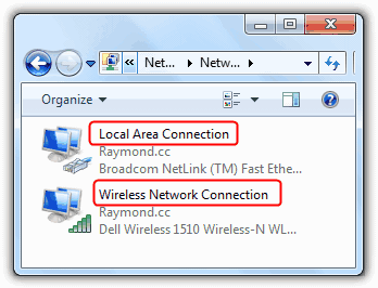 Network Connection Name