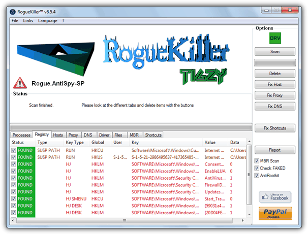 roguekiller fake antivirus remover