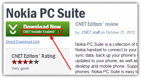 software bundled with the cnet installer