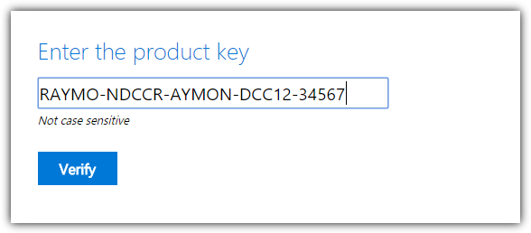 enter windows 7 product key