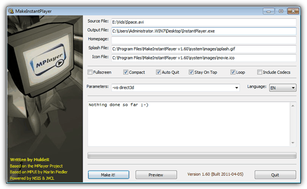 2 Tools To Convert Audio Or Video Files Into Self Contained Auto Playing Executables 