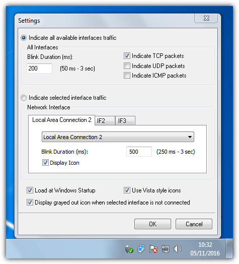 network activity indicator