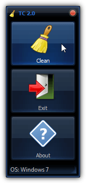 tray cleaner 2 user interface