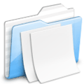 text 2 folders icon
