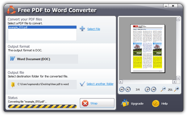 Smartsoft Free PDF to Word Converter