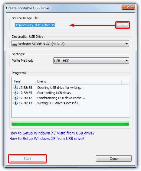 PowerISO Create Bootable USB Drive