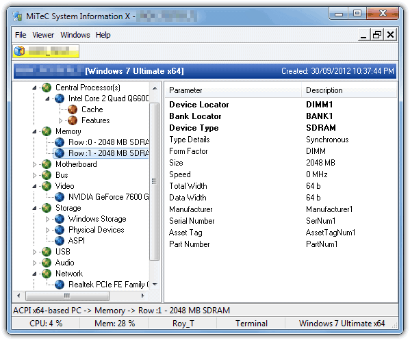 Mitec System Information X