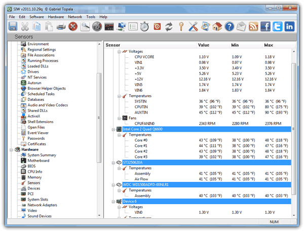 System information using SIW