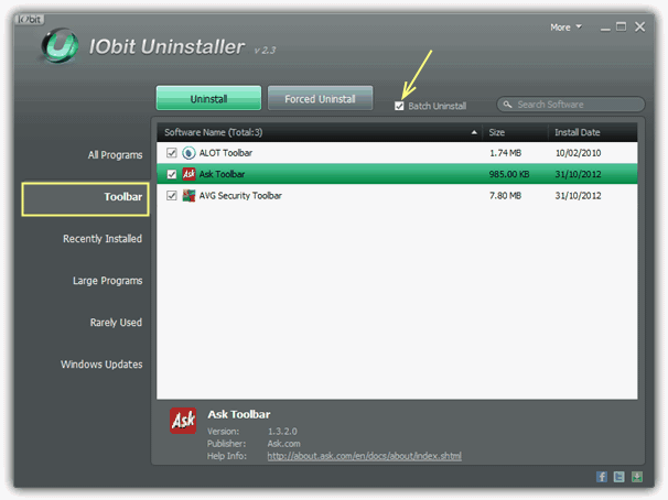 IOBit Uninstaller