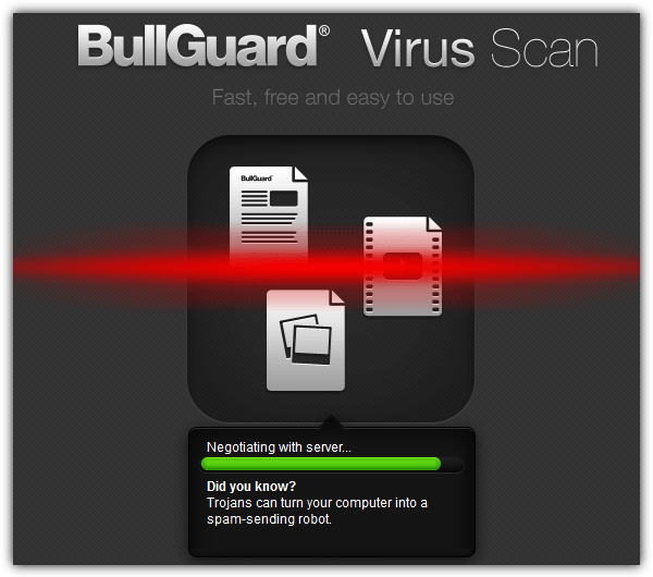 bullguard virus scan