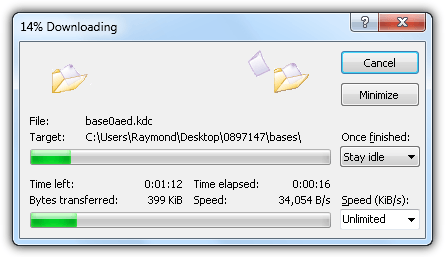 winscp download updated files