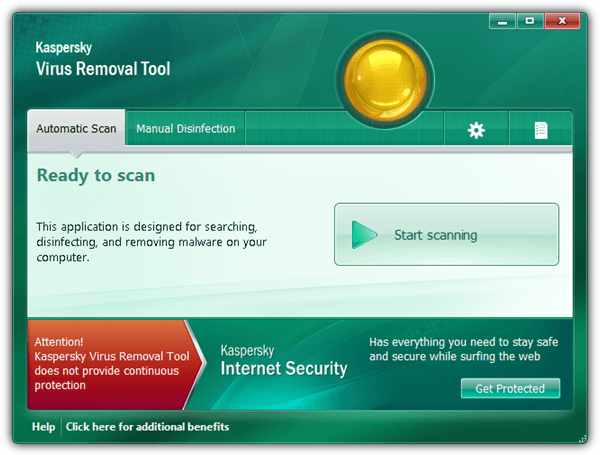 kaspersky virus removal tool